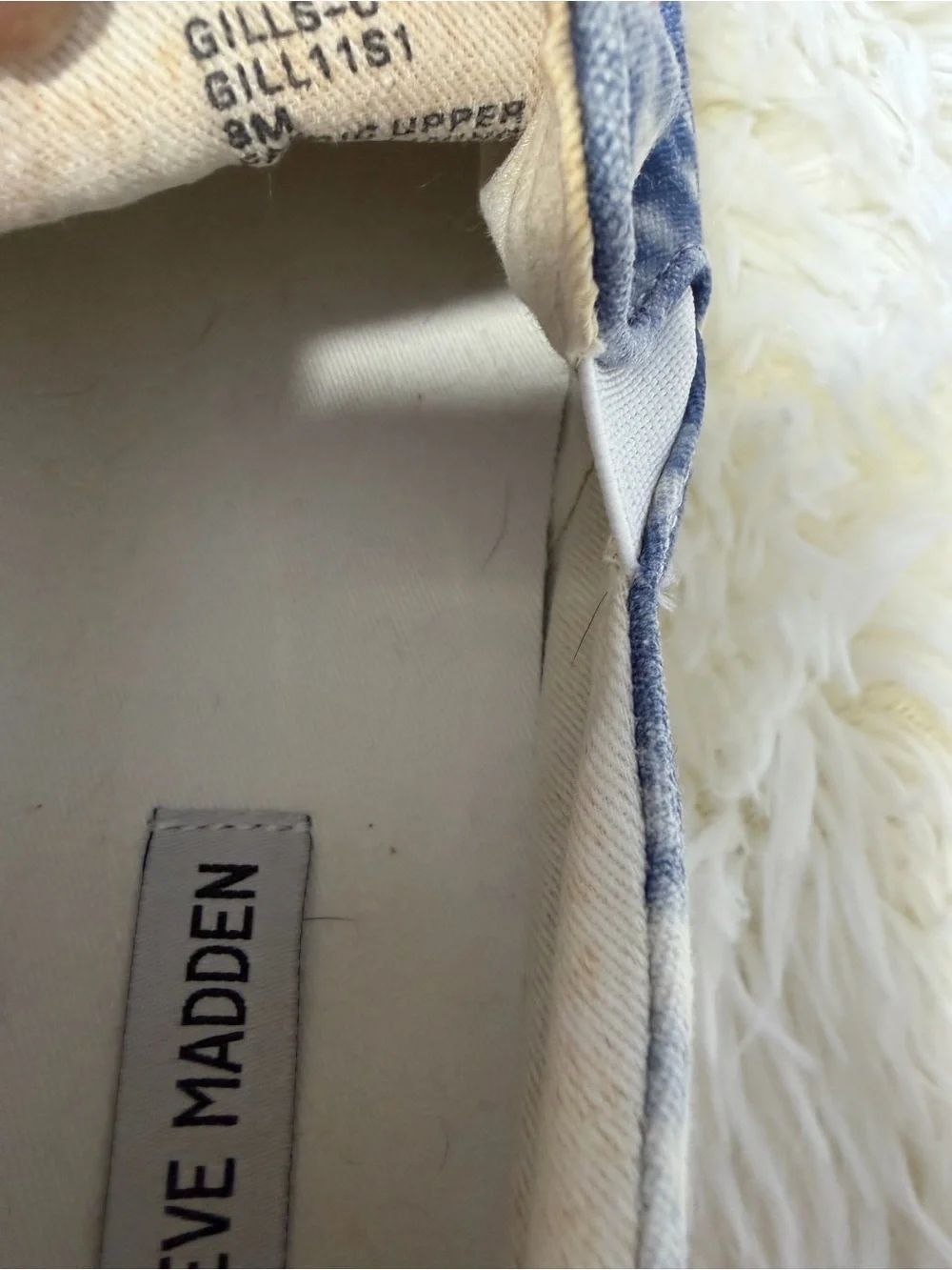 Steve Madden Blue Gills C Tie‑Dye Slip‑On Sneakers – Casual Canvas Coastal Beach